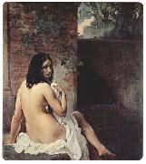 Francesco Hayez, Bather viewed from behind